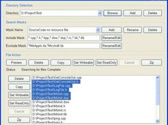 QTDirUtility after preview action button is pressed