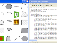 Qt export to LaTeX example