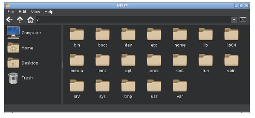 QtFM (Qt File Manager) Screenshot 1