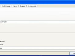 Program's presets window