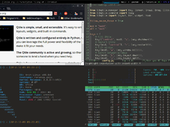 Qtile Screenshot 1