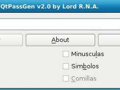 QtPassGen Version 2.0 Screenshot 3