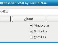 QtPassGen Version 2.0 Screenshot 1