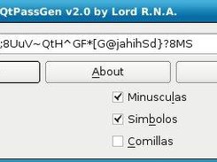 QtPassGen Version 2.0 Screenshot 2