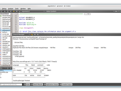 cloc code counter running inside qtcreator