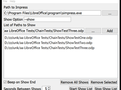 QtShowRunner V1 Dialog