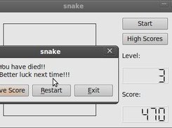 Qt Snake Screenshot 2