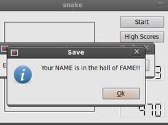 Qt Snake Screenshot 1