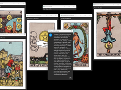 Rider waite in dark mode