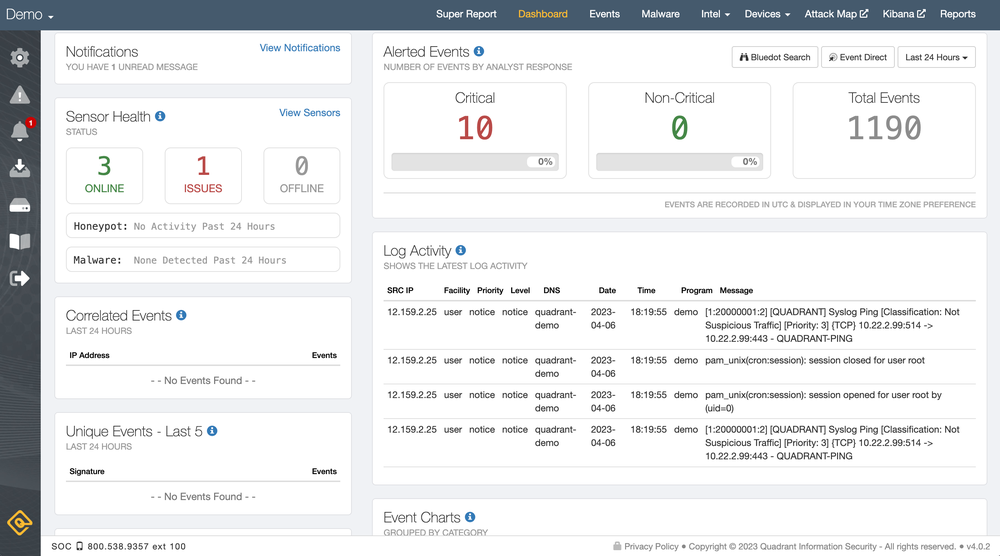 Quadrant XDR Screenshot 1