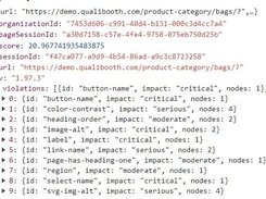 The Accessibility Checker scans webpage elements for accessibility issues