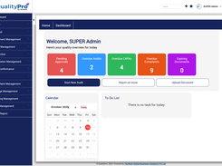 QualityPro QMS Dashboard