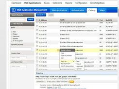 Qualys WAS Screenshot 1