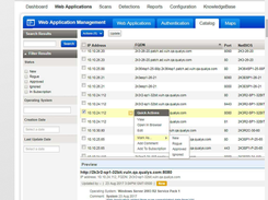 Qualys WAS Screenshot 2