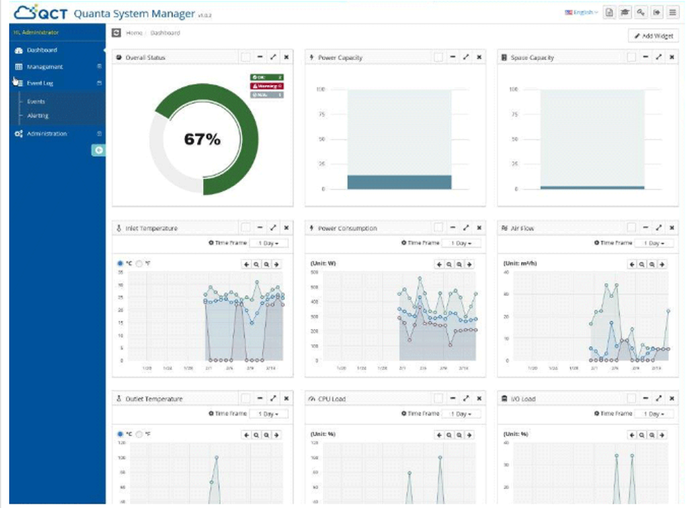 Quanta System Manager (QSM) Screenshot 1
