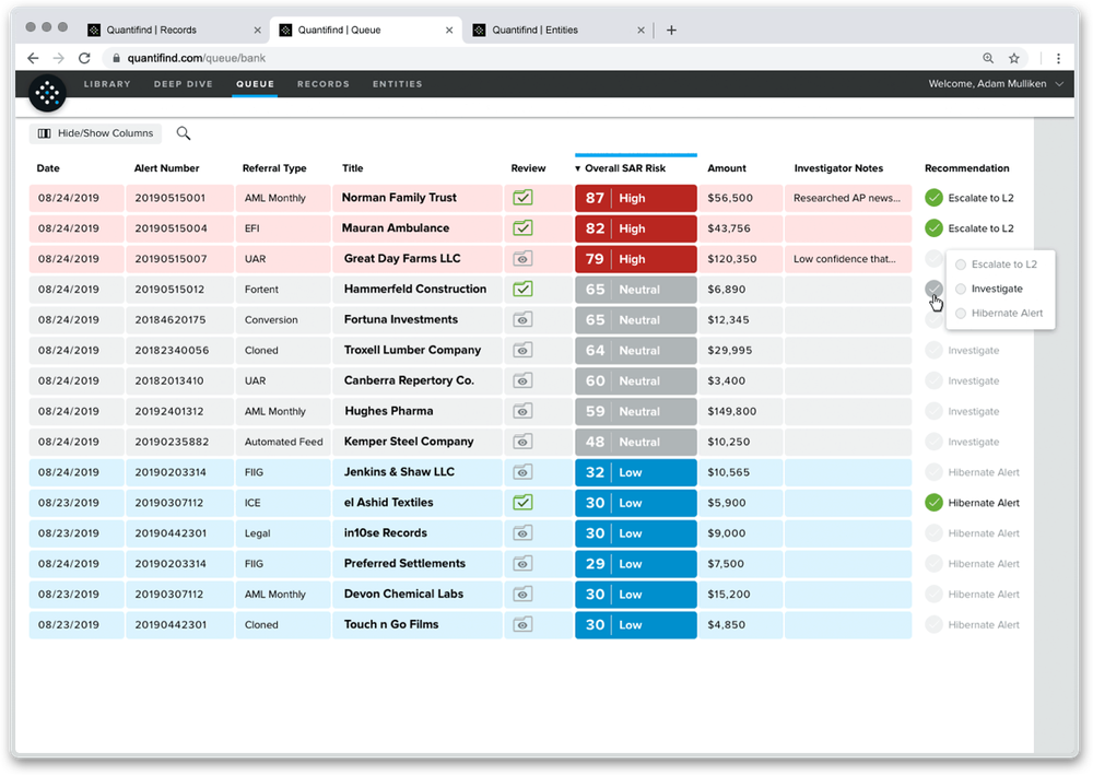 Quantifind Graphyte Screenshot 1