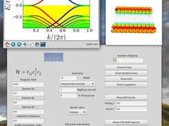 Module for ribbons, showing the quantum Hall state in graphene