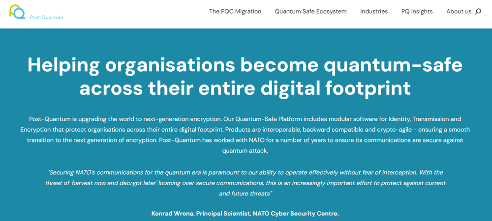 Quantum-Safe Platform Screenshot 1