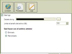 Opciones para gestionar los logs generados.