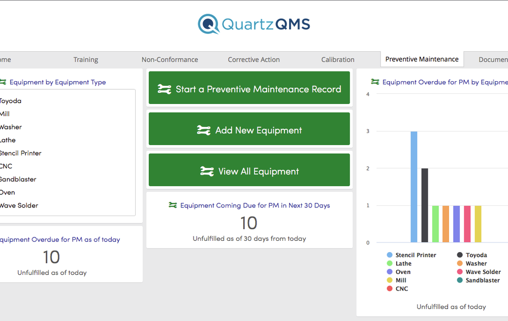 Quartz QMS Screenshot 1