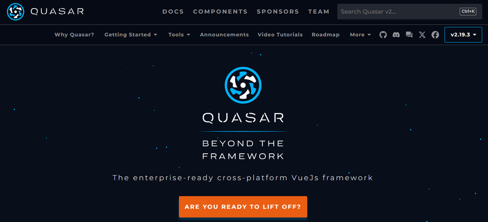 Quasar Framework Screenshot 1