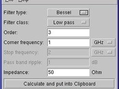 qucs filter tool