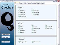Quechua Browser - Administration Panel