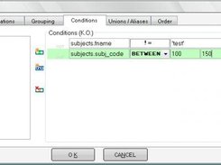 Conditions (WHERE statement in SQL)