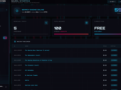 Admin dashboard with real-time search statistics