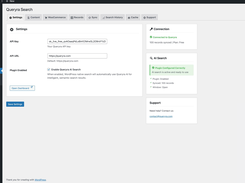 Plugin Settings – API key configuration