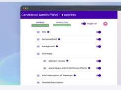 Questel Patent Drafting Screenshot 1