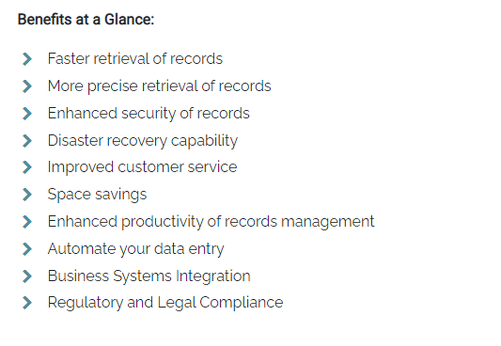 Questys Document Management Screenshot 1