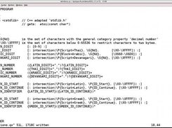 Slightly complicated definitions of unicode patterns.