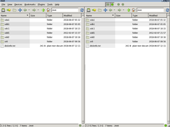 3. Quick Save Dual Pane File Manager Starting at the Disk Mount Location