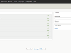 QuickApps CMS Screenshot 2