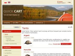 Quick.Cart - freeware shopping cart Screenshot 1