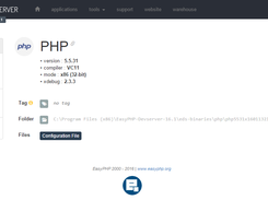 EasyPHP Devserver & Webserver Screenshot 2