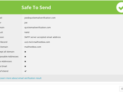 QuickEmailVerification Screenshot 1