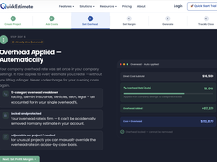 QuickEstimate helps contractors apply target profit margins, monitor estimate health in real time, and prevent underpriced construction proposals with built-in margin protection tools.