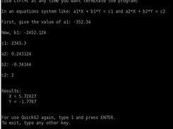 Used program