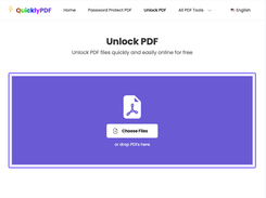 QuicklyPDF - Unlock PDF Tool