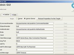 QSAdmin GUI - Get/Set