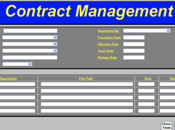 Quik-Biz Contract Management Screenshot 1