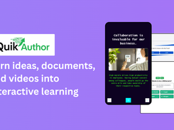 QuikAuthor lets you create interactive microlearning for any device