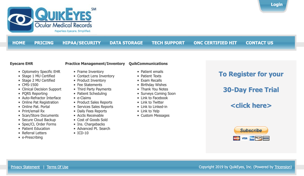 QuikEyes Online Screenshot 1