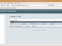 Quinoa tabular data view example
