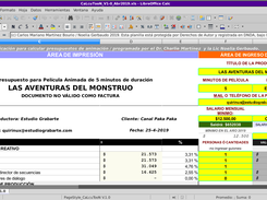 CaLcuTooN - Ingreso de datos