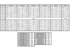 Sample pdf schedule
