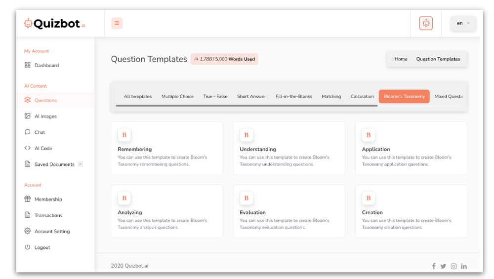 Quizbot Screenshot 1