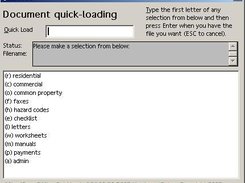 1. Quickload ("F5") menu